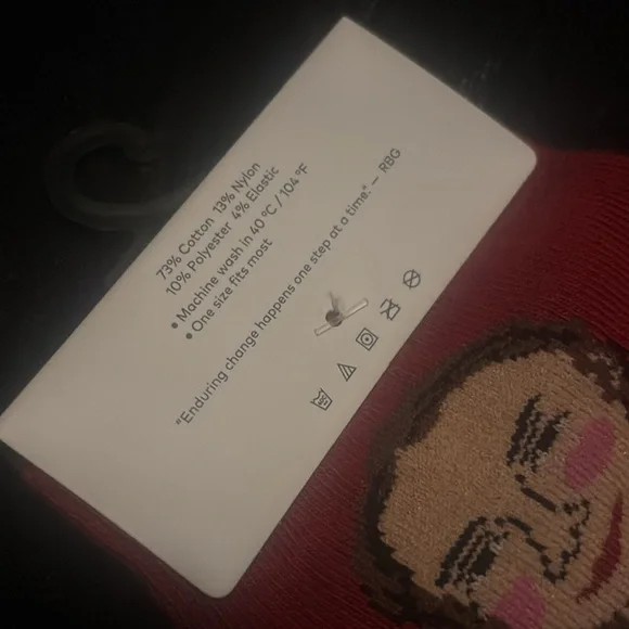 💜NEW❤️ Collectible Maggie Stern Socks ⛵️GRETA⚓️ - Picture 5 of 6